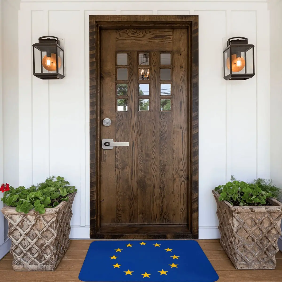 European Union Flag 40x60cm Carpet Polyester Floor Mats Fashionable Practical Home Decor