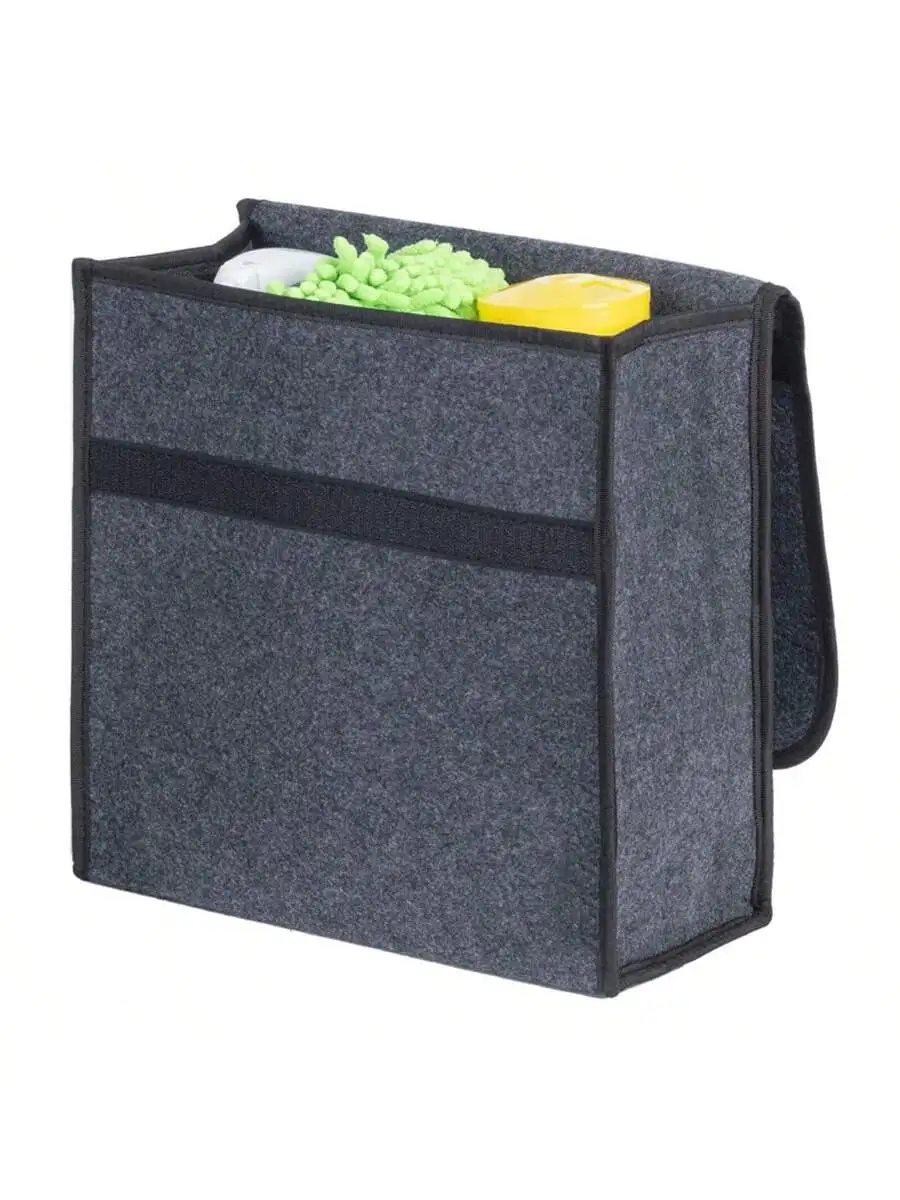 Car Trunk Organizer Auto Rear Storage Box Large Carpet Storage Bag Tools Travel Tidy Hook Case