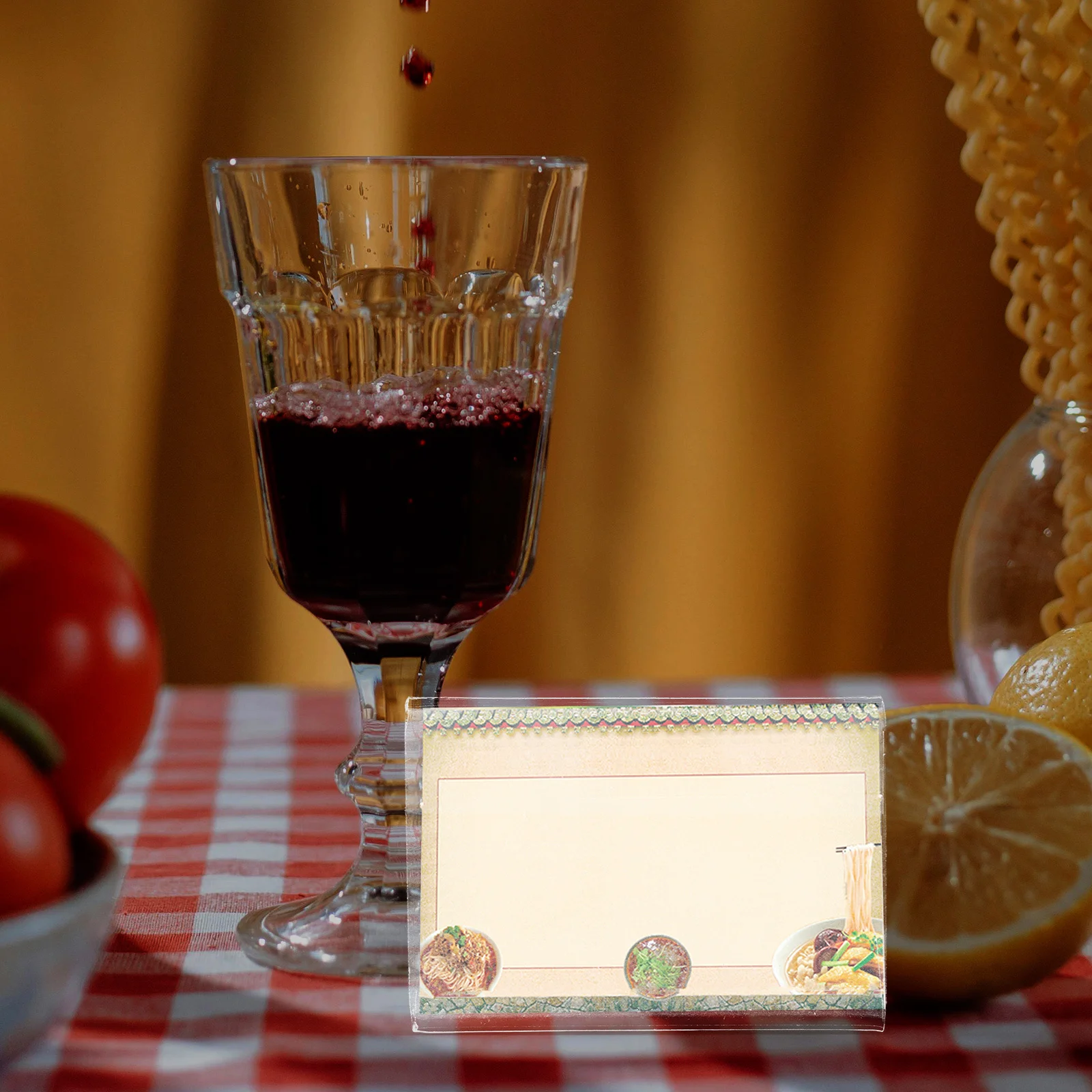 ขาตั้งอะคริลิคทรงตัวแอล 20 ชิ้น สำหรับวางป้ายเมนู รูปภาพ กระดาษ ใช้จัดระเบียบบนโต๊ะ เหมาะสำหรับร้านค้าปลีก โชว์สินค้า