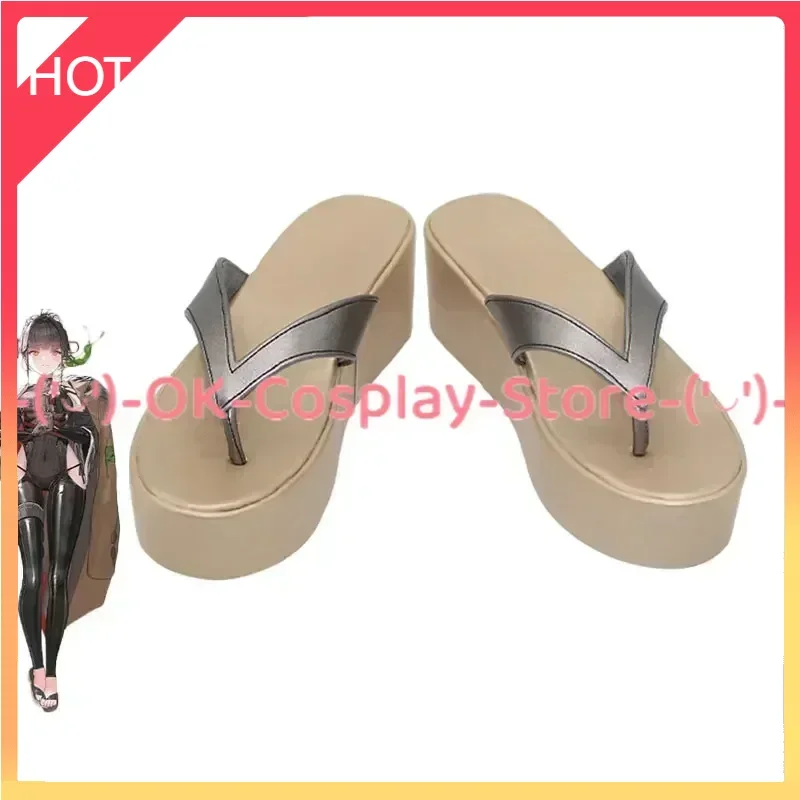 NIKKE The Goddess of Victory Sakural Cosplay Shoes Slippers PU Leather Shoes Cosplay Prop Halloween Carnival Boots Custom Made