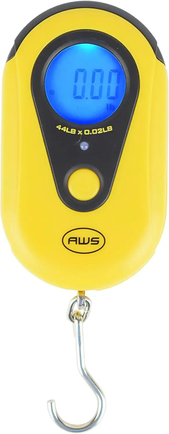 

Digital Hanging Scale with Adjustable Strap, Lightweight for Home and Farm Use, Measures up to 44lb by 0.02 LB