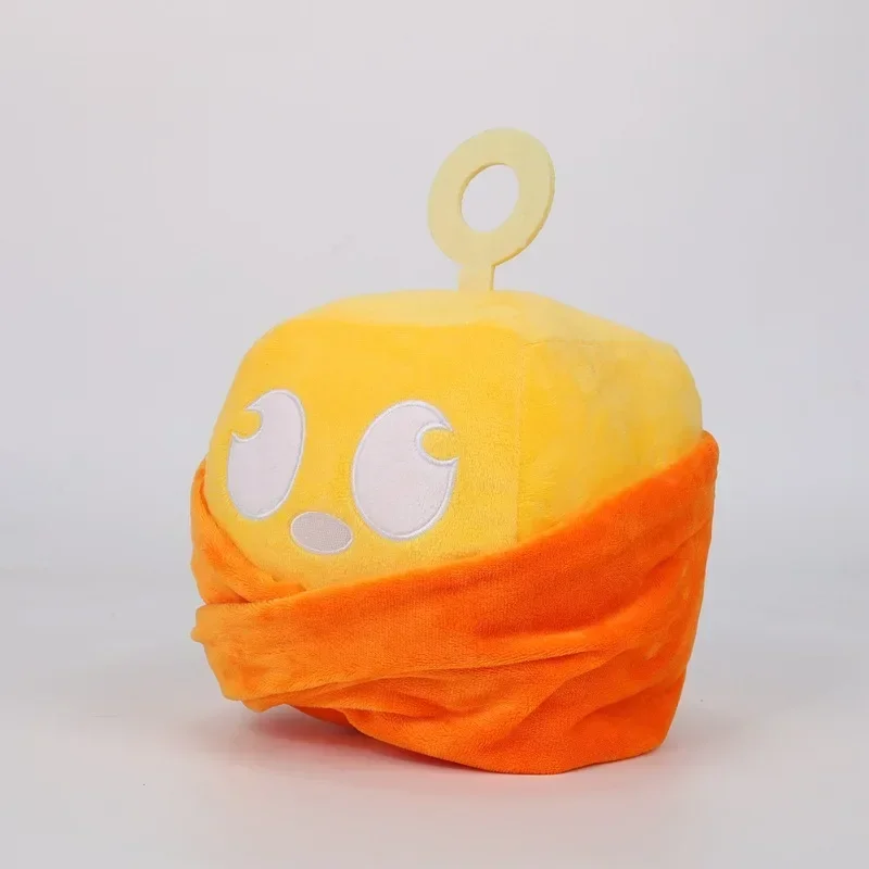 20 cm grappige gele knuffel spel anime figuur pluche pop blox fruit knuffels sierkussen verjaardag en vakantiecadeaus