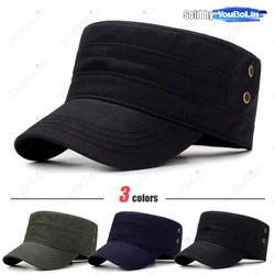 New Fashion Unisex Metal Logo Cotton Adjustable Flat Cap Classic Men Women Outdoor Casual Sport Hat Trucker Caps Dad Hats