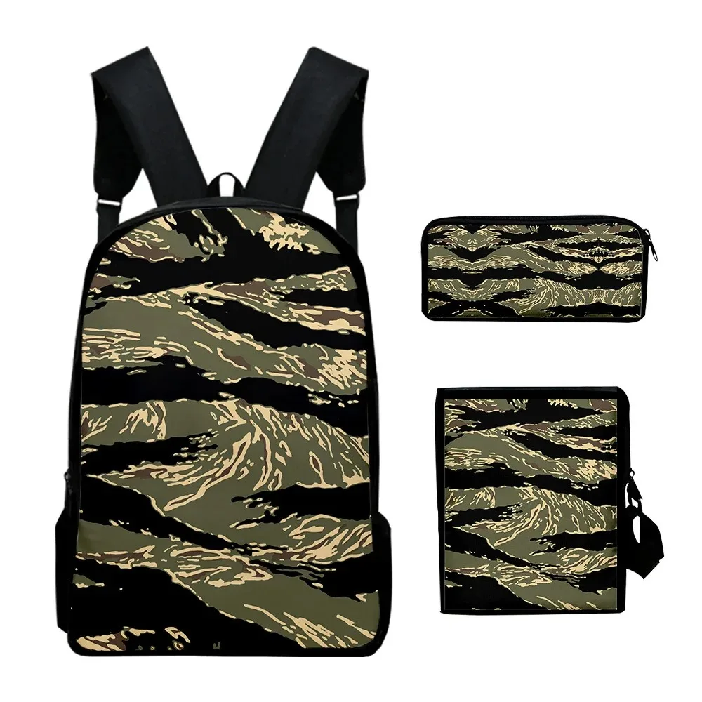 

3d camouflage backpack printing,3pcs/set,for school,laptop,laptop,backpack,shoulder bag,case