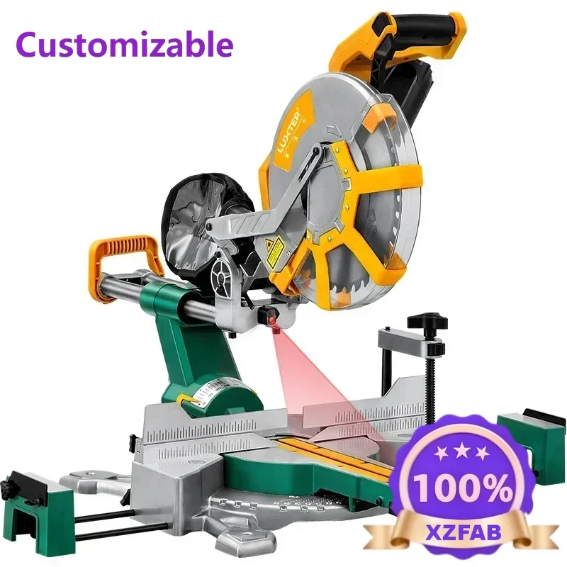 Factory Direct 2026 New composite sliding miter saw, with laser miter saw woodworking and aluminum cutting single miter saw slid