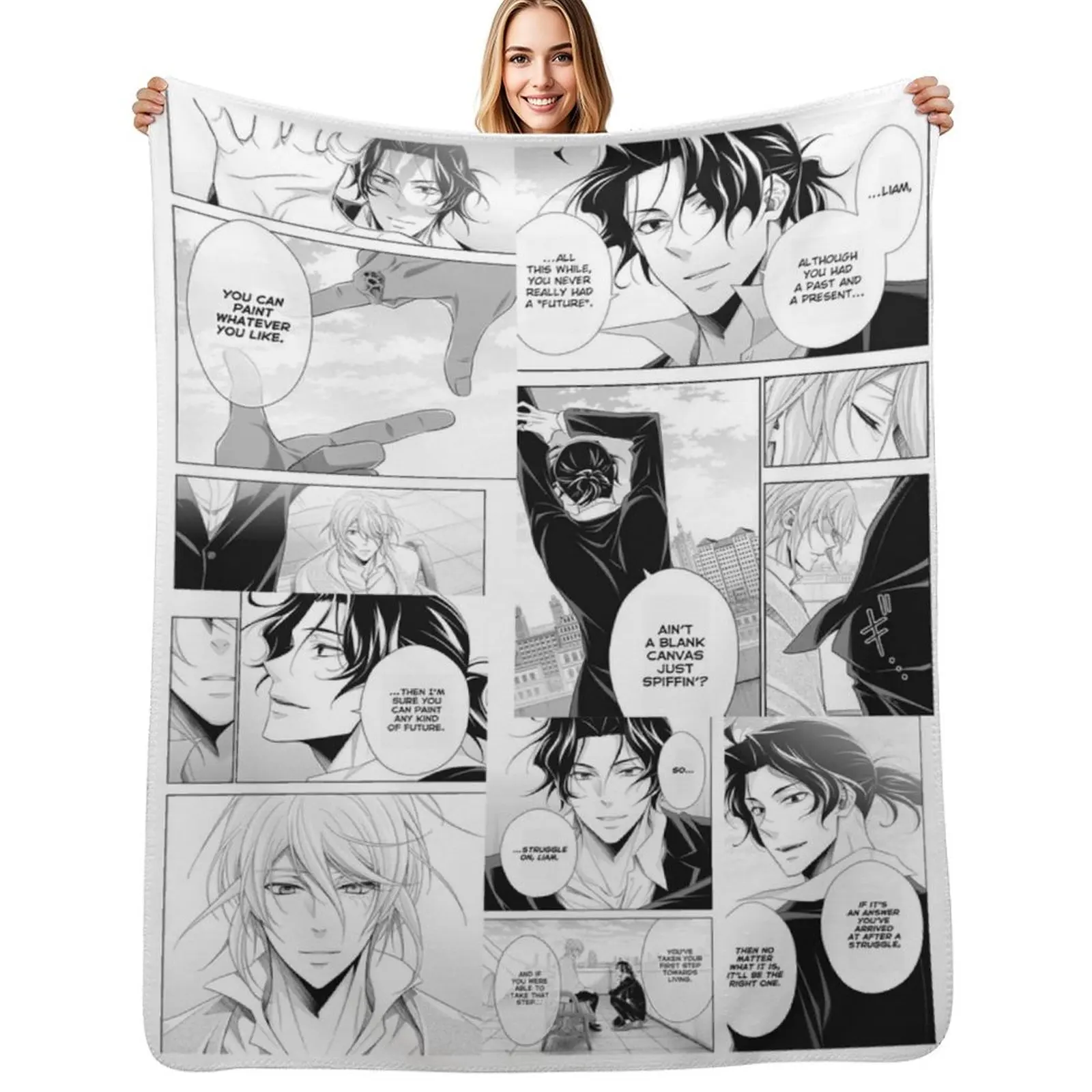 Moriarty the patriot Throw Blanket Warm Comfortable Blanket for Office Napping