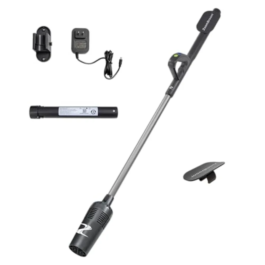 

Lightweight Air Broom with Ergonomic Handle Powerful Controlled Airflow for Easy Debris Removal at Home Patios Pickleball Court