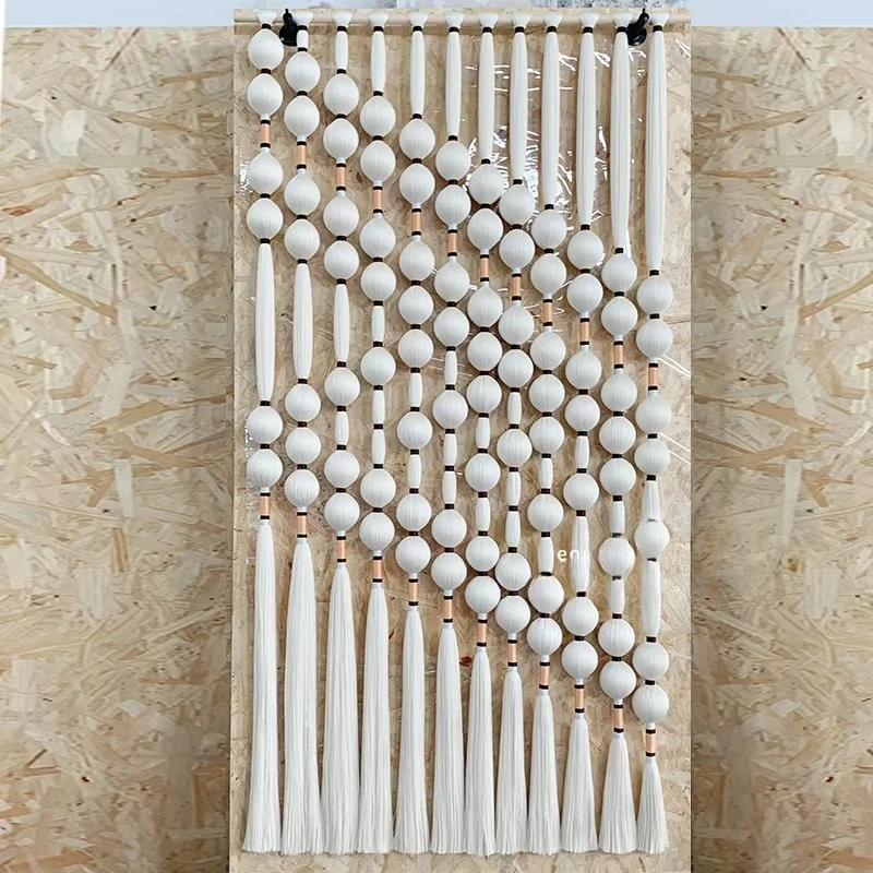 Custom luxury polyester thread pendant, hand-woven bohemian tassel, home wall decoration