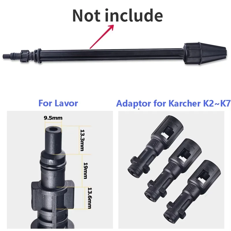 Pressure Washer Adaptors Bayonet Fitting Adapter for Lavor Bosch to Karcher K Series Conversion Adaptor Coupling Connector