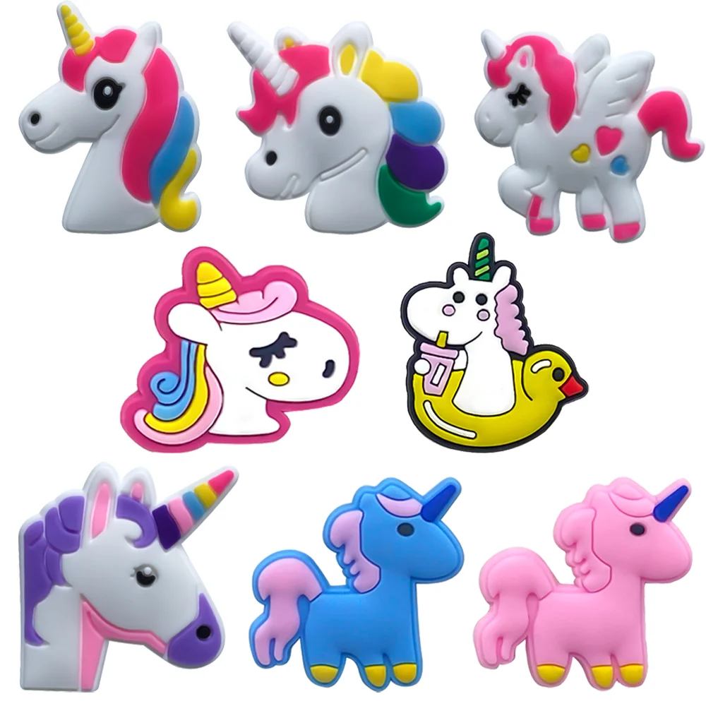 1-7PCS Unicorn Magnets for Refrigerator,Home Decor Refrigerator Magnet,Photo Wall Souvenirs Message Board Supplies,Handy Sticker