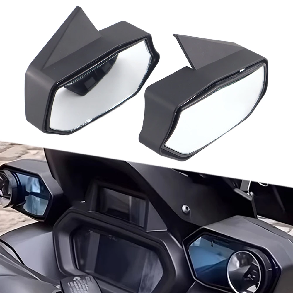 

New Retrofitting Rearview Mirror Fit For Yamaha X-MAX300 XMAX 300 2023 2024 Motorcycle Accessories Wide Angle Blind Spot Mirror