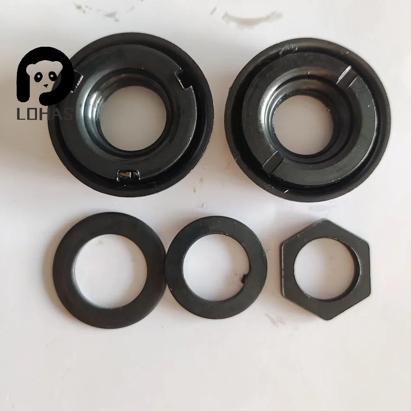 9Pcs/Set Bicycle Conjoined Bowl Set Full Set Assembly Bicycle Bead Frame Conjoined Central Axle Bowl Stopper