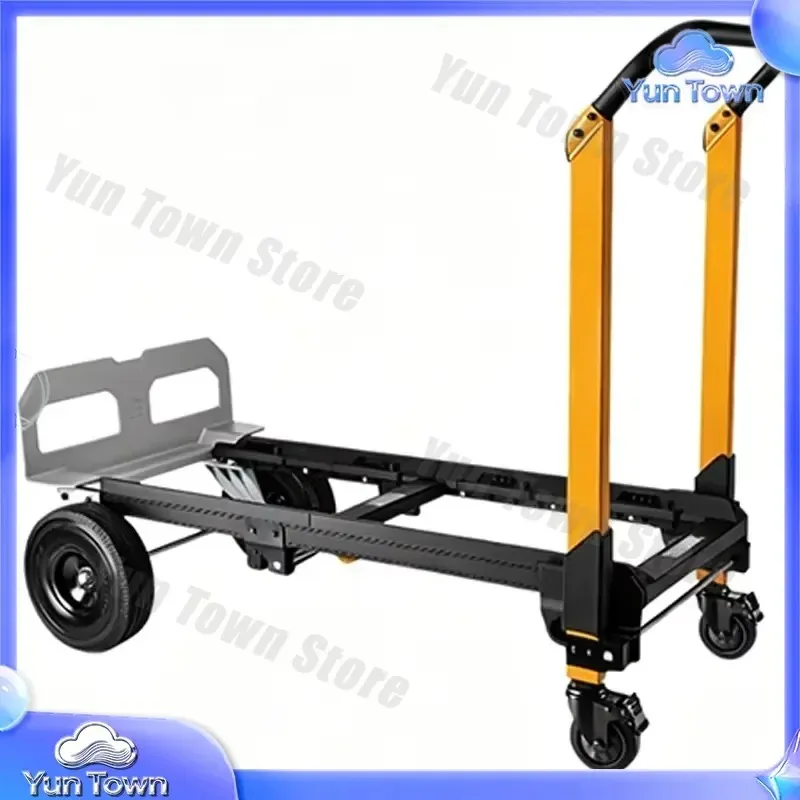 2-in-1 Stackable Hand Truck for TB-B1-T-20 Heavy Duty Multi Purpose Dolly with 2 Wheel or 4 Wheel Drive Selectable Moving