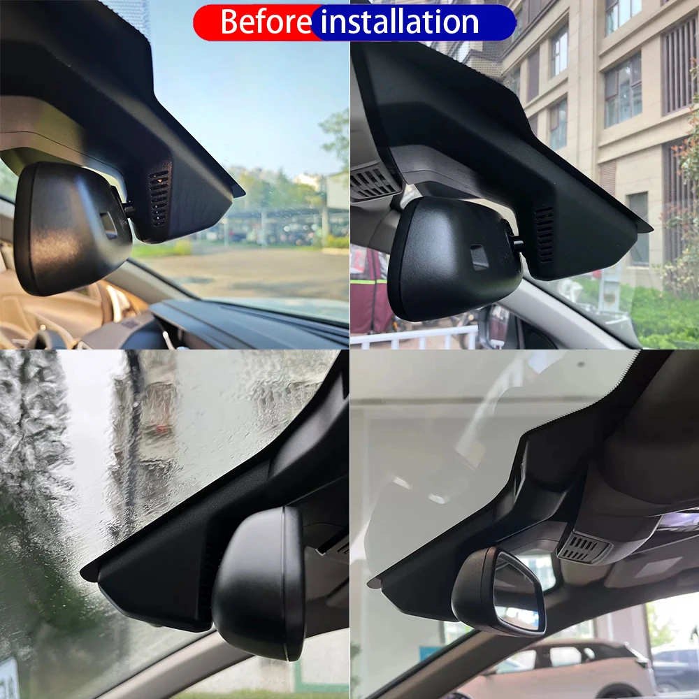 Dash Cam for Peugeot 3008 P84 Facelift 2023 2024 Front＆Rear 4K UHD DVR Dashboard Camera Video Recorder Night Vision 24H Parking