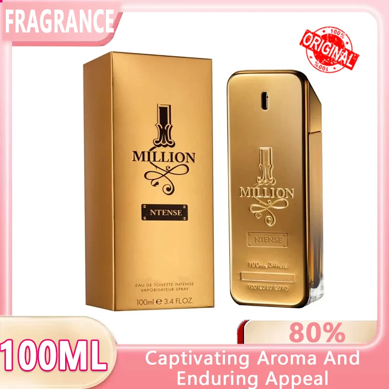 عطر 100 مل جولدن مليون جولد بريك إسترايت - عطر وودي طويل الأمد للرجال عطر صلاة كولونيا