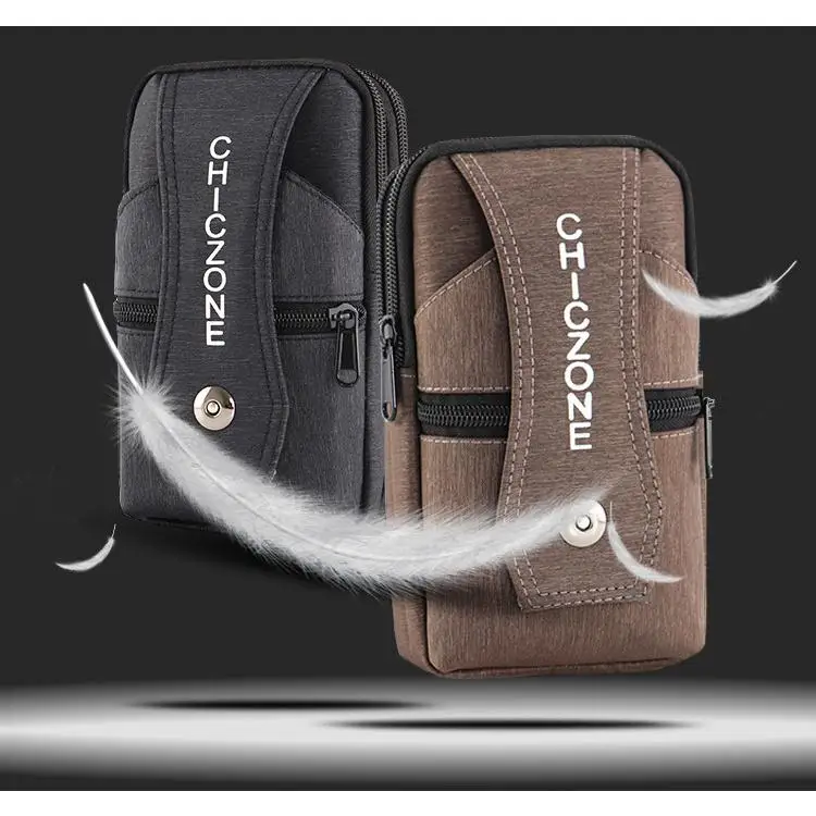 مقاوم للماء المرأة الخصر حقيبة محفظة طبقة واحدة/مزدوجة في الهواء الطلق التكتيكية الخصر حزمة مراوح مع حزام الرجال الهاتف الحقيبة للجنسين المحافظ #3