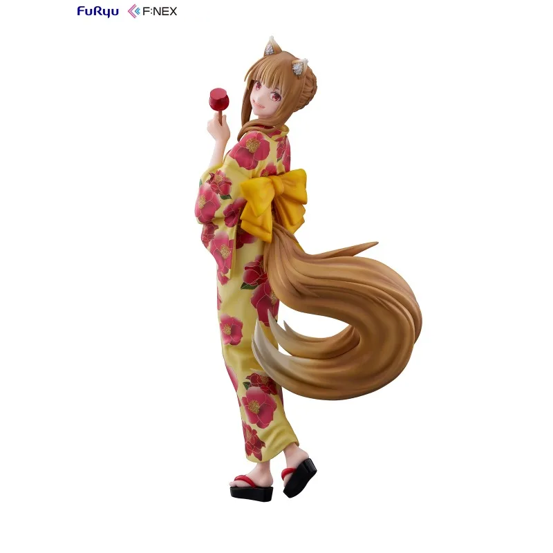 새로운 정품 푸류 스파이스 앤드 울프 상인 홀로 유카타 버전 1/7 피규어