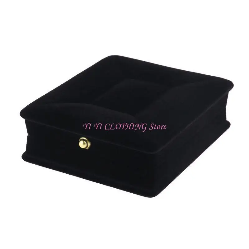 

N5KF Свадебные украшения Премиум Коробка Ожерелье Серьги Кольцо Дисплей для футляра для хранения Holde