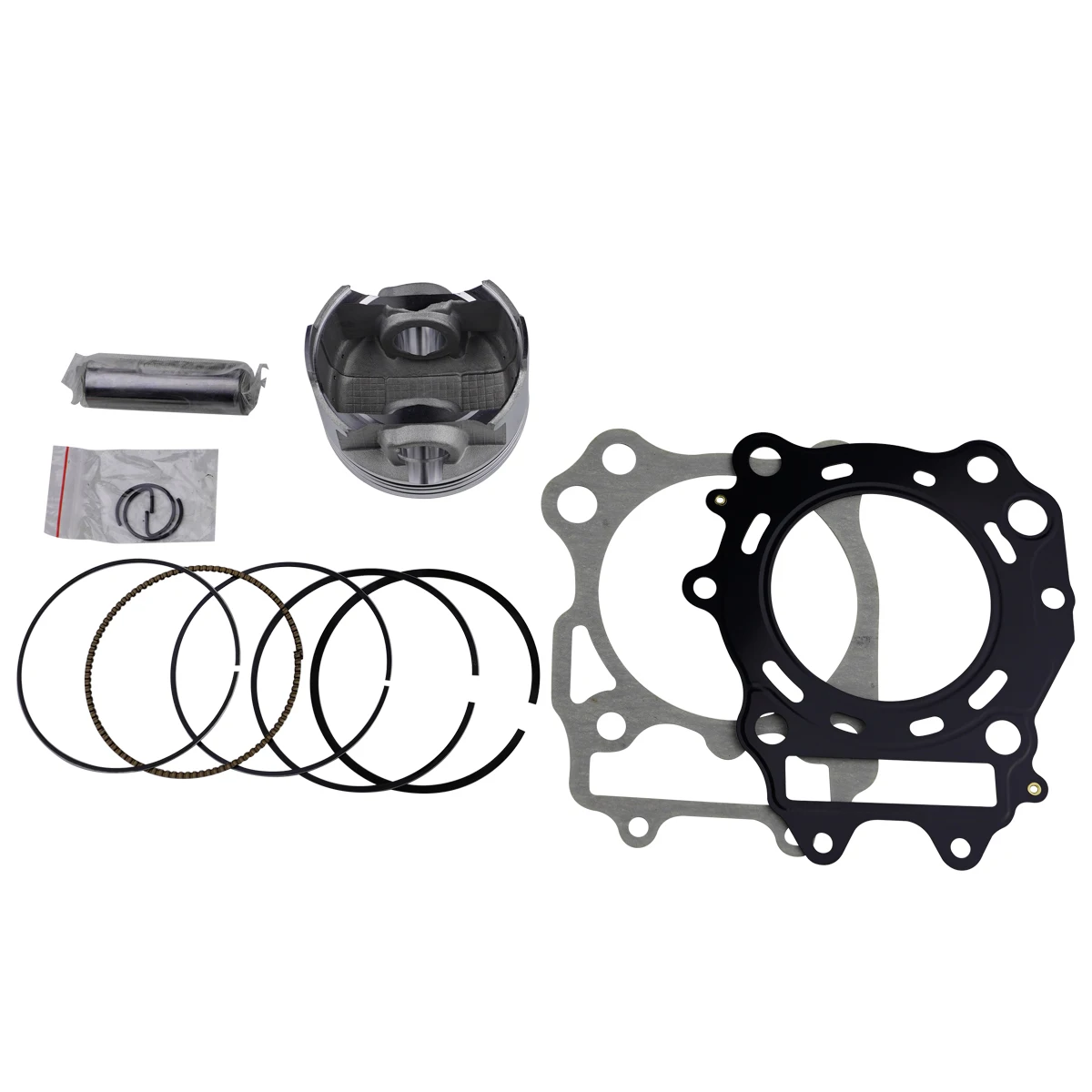 Motorcycle Cylinder Piston Ring And Gasket Kits Set For Suzuki AN400 Skywave Burgman 400 1992-2006 Bore Size STD +75 +100