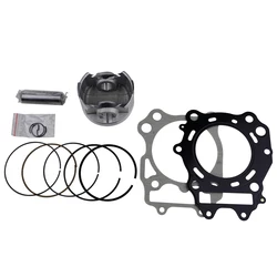 Motorcycle Cylinder Piston Ring And Gasket Kits Set For Suzuki AN400 Skywave Burgman 400 1992-2006 Bore Size STD +75 +100