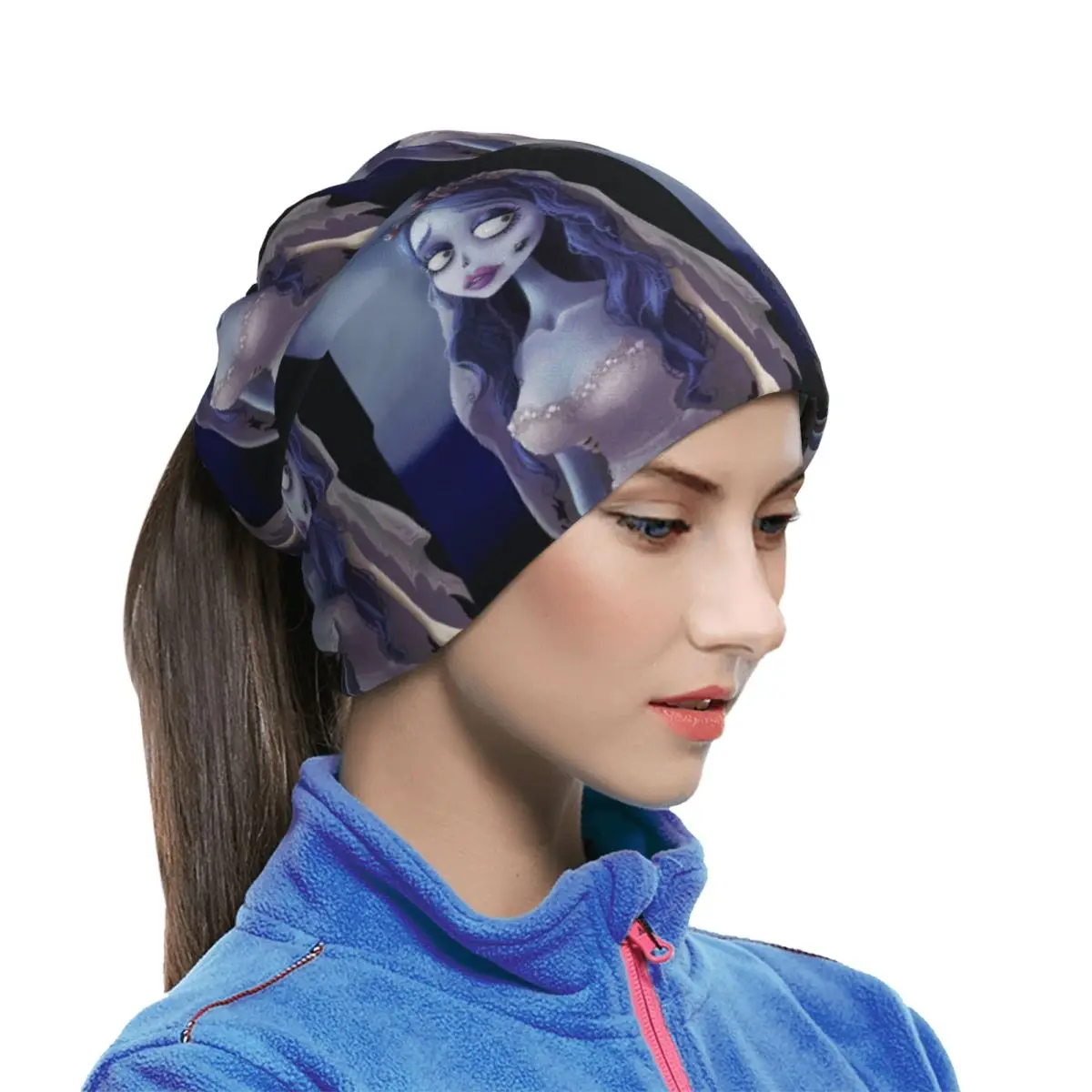Emily The Corpse Bride Bandana Neck Gaiter Printed Face Scarf Cycling Balaclava Unisex Adult Windproof