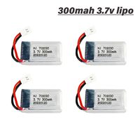 Palne Rechargeable RC 300mAh lipo Battery For JJRC H20 Syma S8 M67 U839 RC Quadcopter Spare 3.7 v battery parts