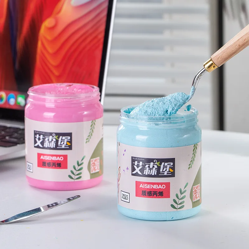 200 גרם קוורץ צבע אקרילי צבע צבע לבן בעבודת יד בעבודת יד קיר יצירתי בעבודת יד-צבוע בעבודת יד דקורטיבית.