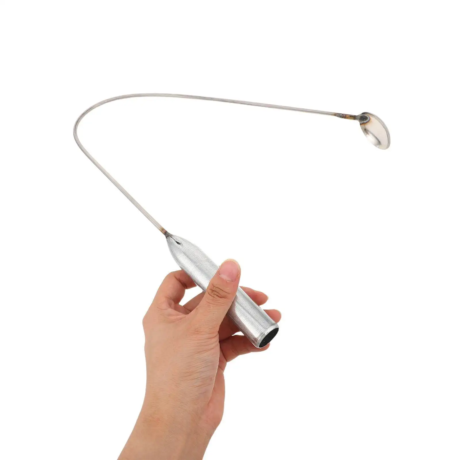 Solar Water Heater Descaling Spoon Bendable Stainless Steel Long Handle Sediment Drain Cleaning Tool