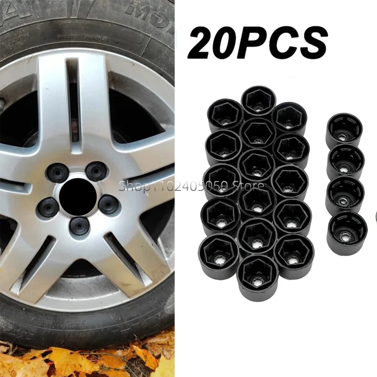 Cerchione di protezione per bulloni delle ruote 17mm Comdi: Soluzione ideale per Volkswagen, Skoda e altri modelli