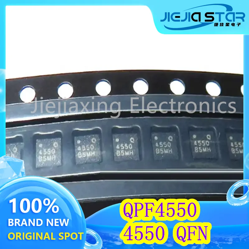 ชิปโมดูลระบบ RF ด้านหน้าสำหรับ WiFi6 QPF4550SR ชิ้นส่วน QFN16มาร์ค4550 100% ชิ้นส่วนอิเล็กทรอนิกส์ของแท้ใหม่