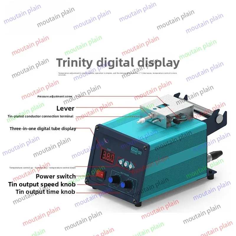 

High-power automatic soldering table constant temperature lead-free foot pedal digital display