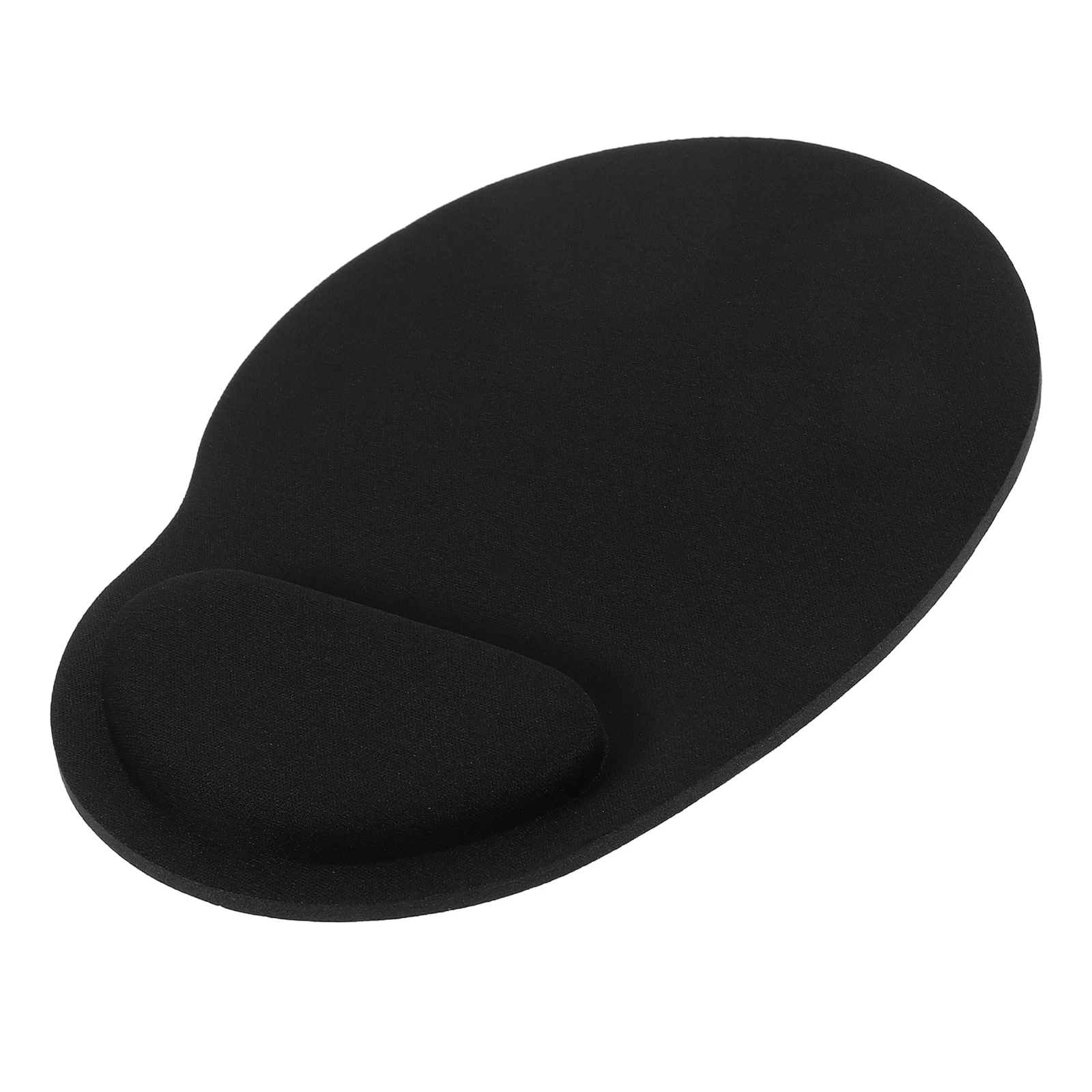 

Non-slip Computer Mouse Pad With Silicone Wrist Support Wrist Rest Mouse Mat for Home Office Travel (Black)