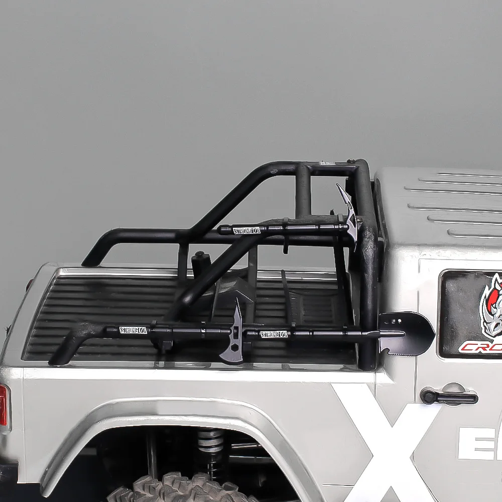 محاكاة حقيبة الظهر مجرفة الفأس Pickaxe RC المزاج الديكور ل 1/8 1/10 محوري SCX10 90046 90047 TRX4 TRX6 D90 أجزاء عالمية #5