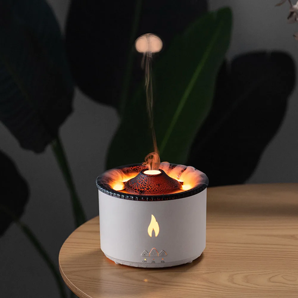 Jellyfish Flame Air Humidifier Moisturize Skin Electric Aroma Diffuser Home Appliance Portable Supplies for Friends Family Gifts