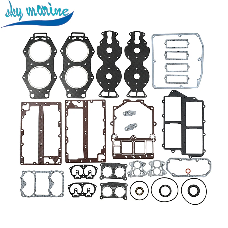 6E5-W0001-A2 6E5-W0001 Power Head Gasket Kit 6E5-W0001-01 For Yamaha 2T Outboard Motor V4 115-130HP Boat Motor