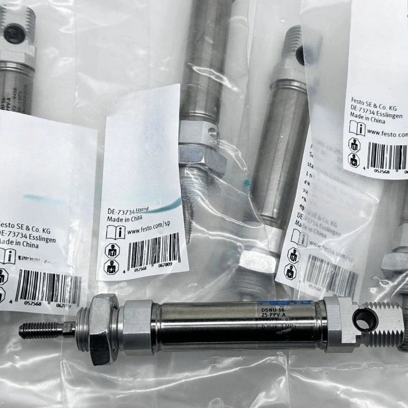 1PC FST DSNU-16-25-PPV-A 33973 Double Acting Pneumatic Air Cylinder ISO 6432 Round Cylinder Fast Shipping