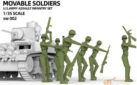 Suyata SW-002 1/35 Assembled Mobile  American Infantry Free Glue Separation