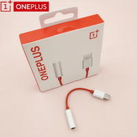 Original OnePlus USB Type C To 3.5mm Earphone Jack Adapter Aux Audio Cable Connector For One Plus 1+ 10 9 7 Pro 9R 9RT 10T 10R