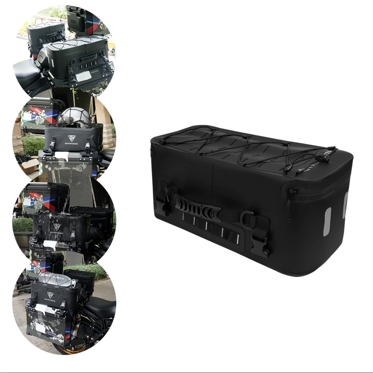Universal Motorcycle Parts Top Bags For BMW R1200GS F650GS G310GS ADV F750GS F850GS YAMAHA Honda Top Box Bag Side Case Luggage