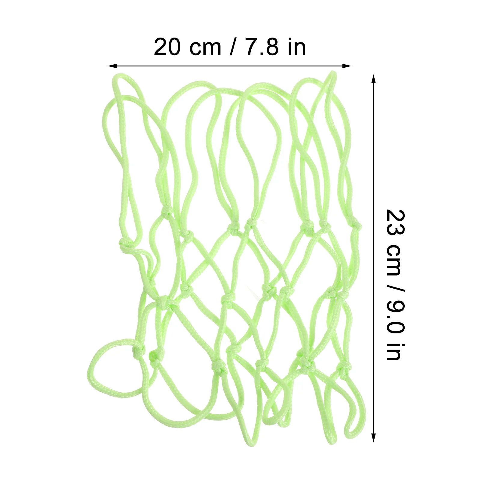 Strong Luminous Basketball Net Durable Nylon Material Wear-Resistant Easy to Install for Standard Hoops Basketball Net