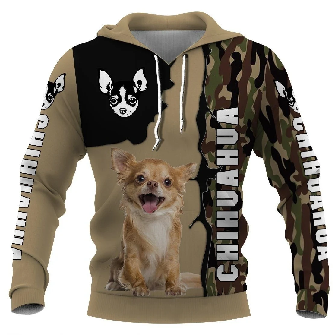 Chihuahua/Husky/Great Dane/Beagle Dog 3D Printed Hoodies Women For Men Pullovers Street Tracksuit Love Gift