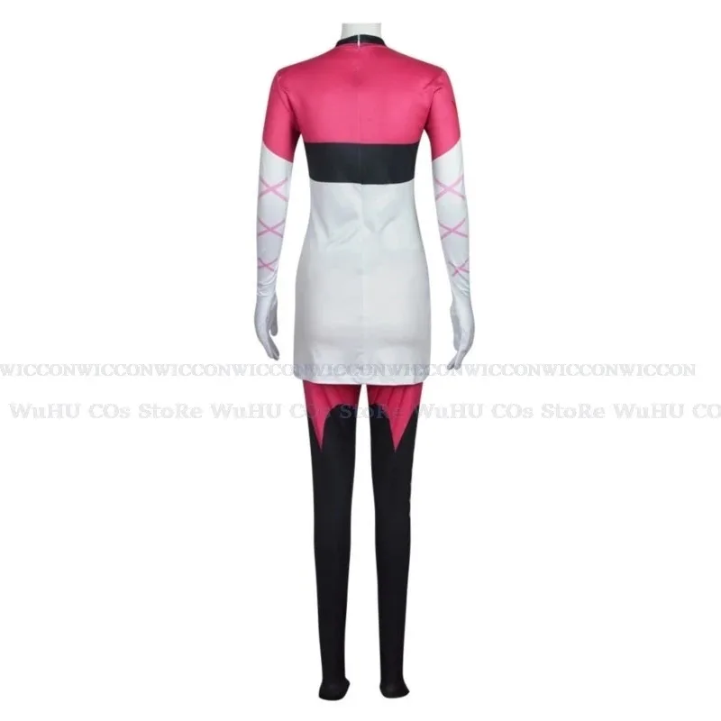 

dd12Hazbin Hotel Helluva Boss Verosika Mayday Cosplay Costume Swimsuit Women With Red Horn Headband Hairpin Prop Hallowe