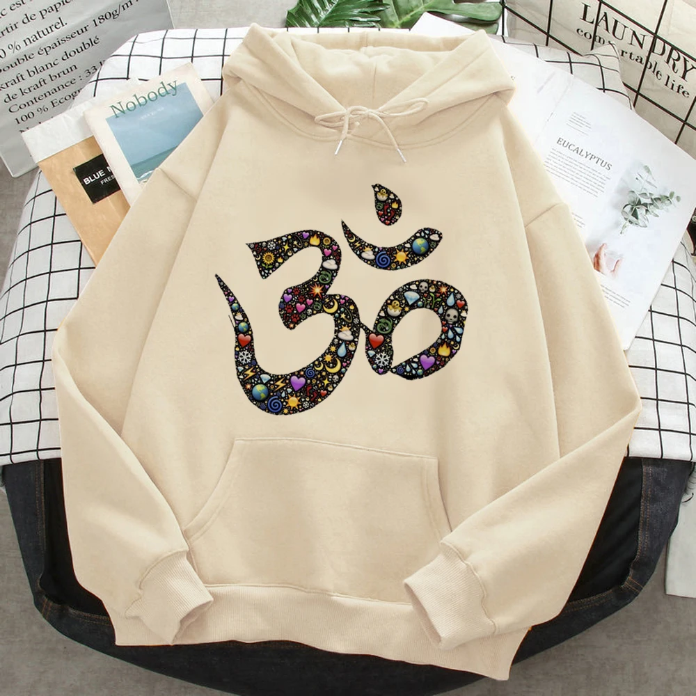 

Om hoodies women Korean style 2023 gothic Winter Pullover female Winter clothing