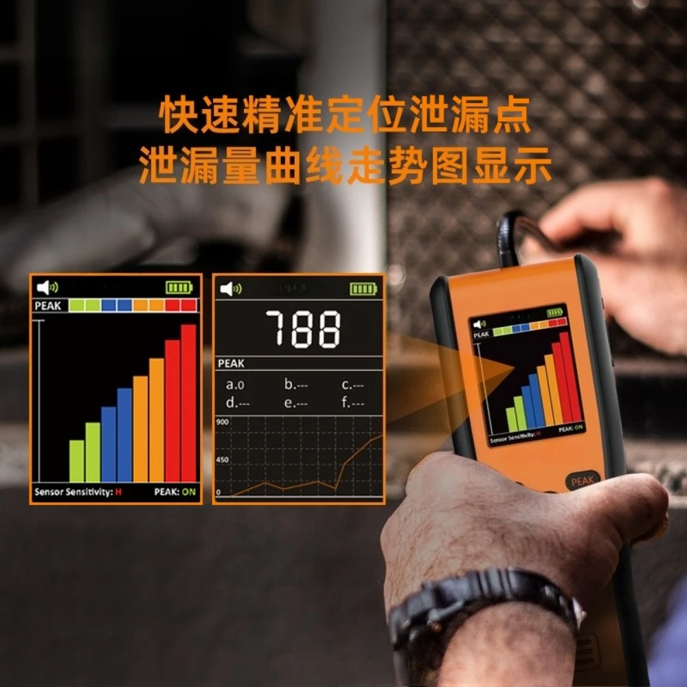 Refrigerant leak detector High precision infrared semiconductor two-in-one air conditioner leak detection