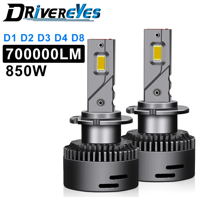 

D2S D4S LED Headlights Canbus 30PCS 9580 CSP Chips HID D1S D2S D3S D4S D8S D1R D2R D3R D4R Xenon Lamps 6000K White Car Light 12V
