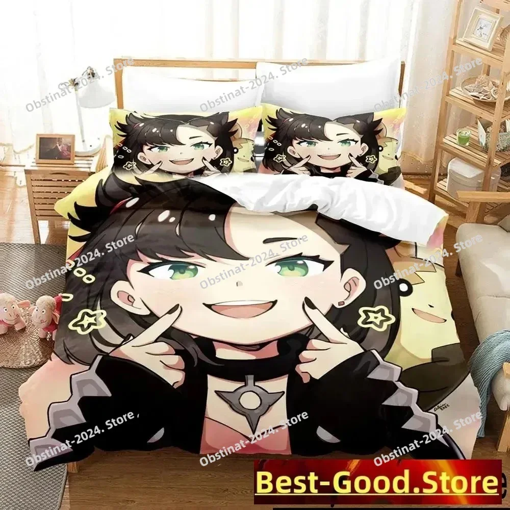 

3D Print Anime Marnie Printed Bed Set Duvet Cover Pillowcase Bedding Set Bed Linen Sheet Quilt Cover Full Queen King Size