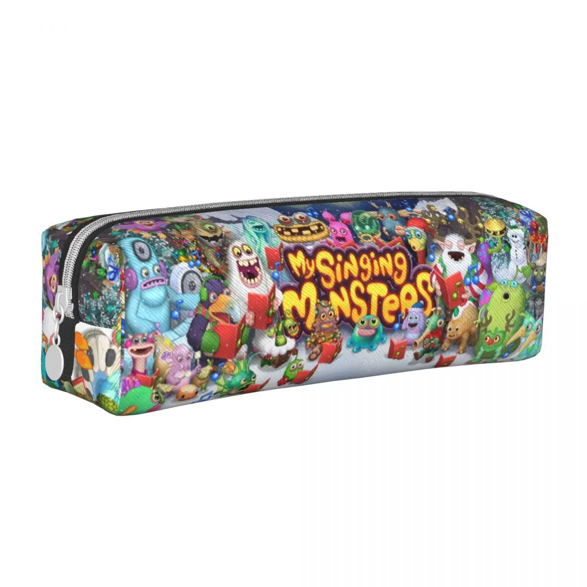 My Singing Monsters Game Pencil Case Classic Cartoon Pen Bag Student Big Capacity Students School Cosmetic Pencil Pouch