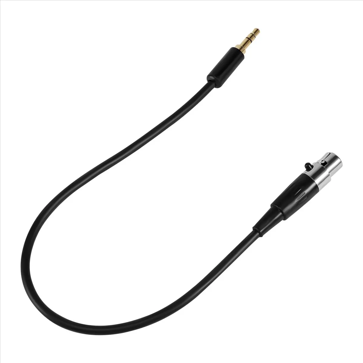 A49T 3.5mm Jack to 3Pin Mini XLR Female for BM800 PC Headphone Mixer Microphone Stereo Camera Amplifier 0.