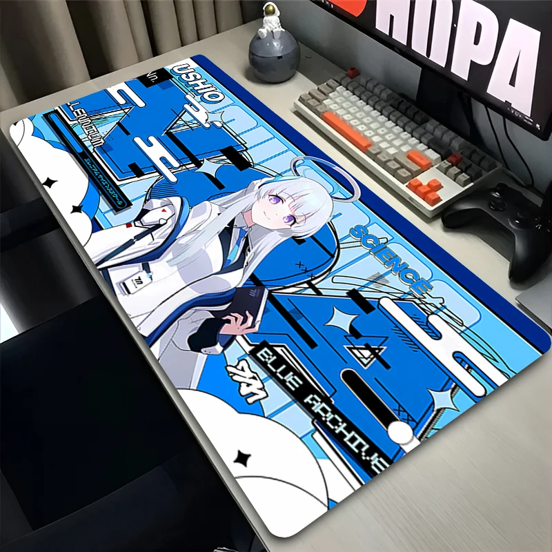 Gaming Mouse Pads B-blue Archive Large Desk Mat Rubber Game Keyboard Pad PC Accessories kawaii Anime Carpet Computer Mousepads