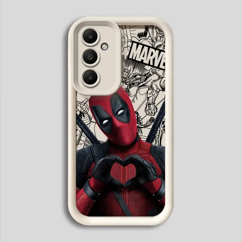 Marvel Deadpool Phone Case for Galaxy A12 A13 A14 4G 5G A13 A22 5G A23 4G 5G A24 4G A32 4G 5G A33 5G A34 5G Matte